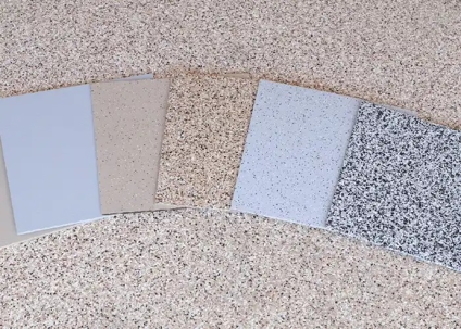 sample of epoxy flooring